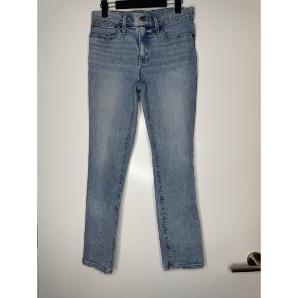 Madewell Denim - Madewell Jeans Womens Size 26 Tomboy Straight Leg Light Blue Denim High Waist